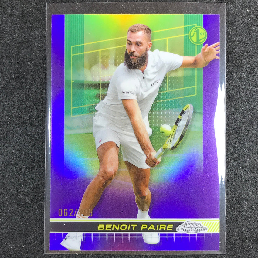 2024 Topps Chrome Tennis BENOIT PAIRE Base Purple /499 #59