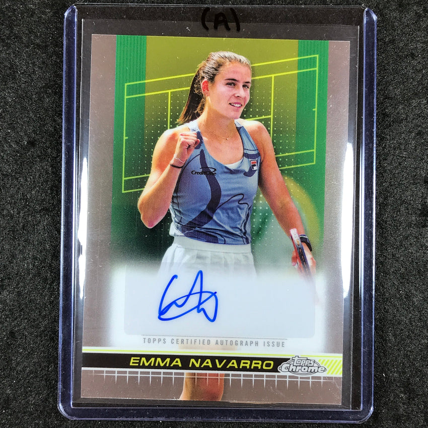 2024 Topps Chrome Tennis EMMA NAVARRO Base Auto #ENO (A)