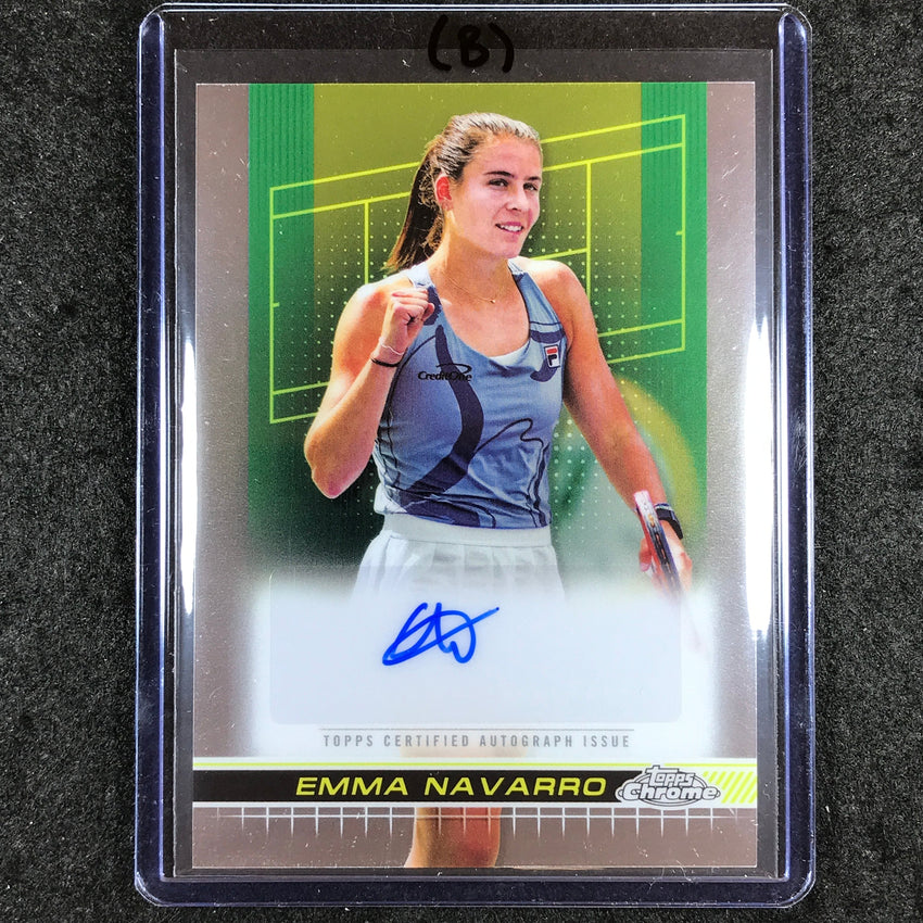 2024 Topps Chrome Tennis EMMA NAVARRO Base Auto #ENO (B)