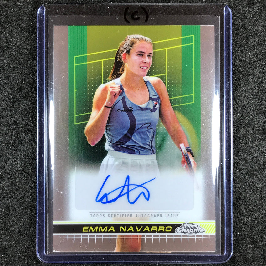2024 Topps Chrome Tennis EMMA NAVARRO Base Auto #ENO (C)