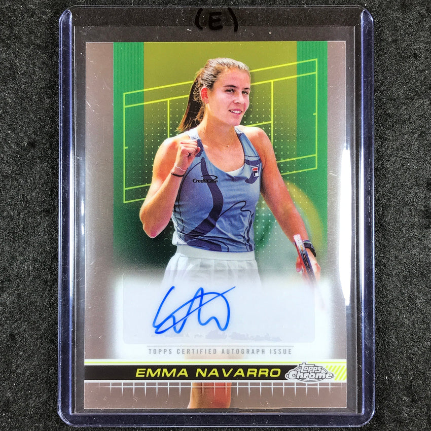 2024 Topps Chrome Tennis EMMA NAVARRO Base Auto #ENO (E)