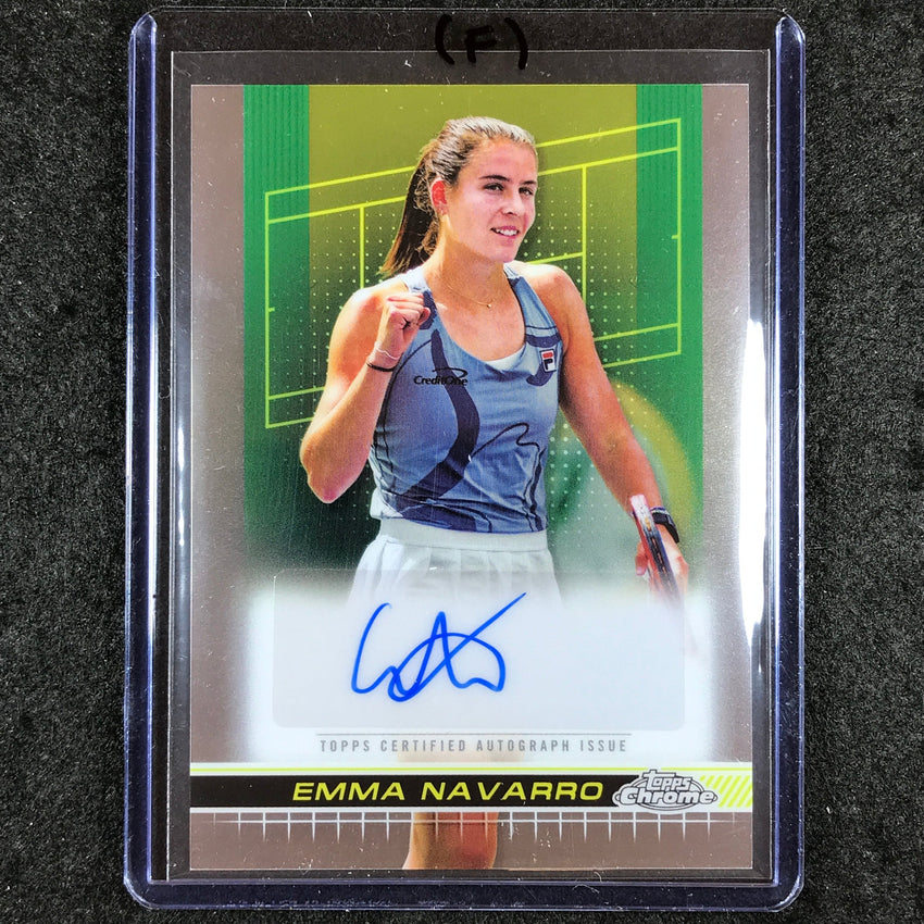 2024 Topps Chrome Tennis EMMA NAVARRO Base Auto #ENO (F)