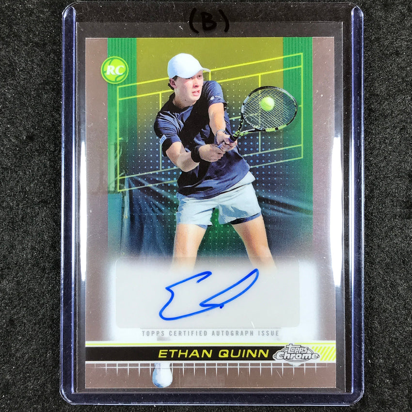 2024 Topps Chrome Tennis ETHAN QUINN Base Rookie Auto #EQN (B)