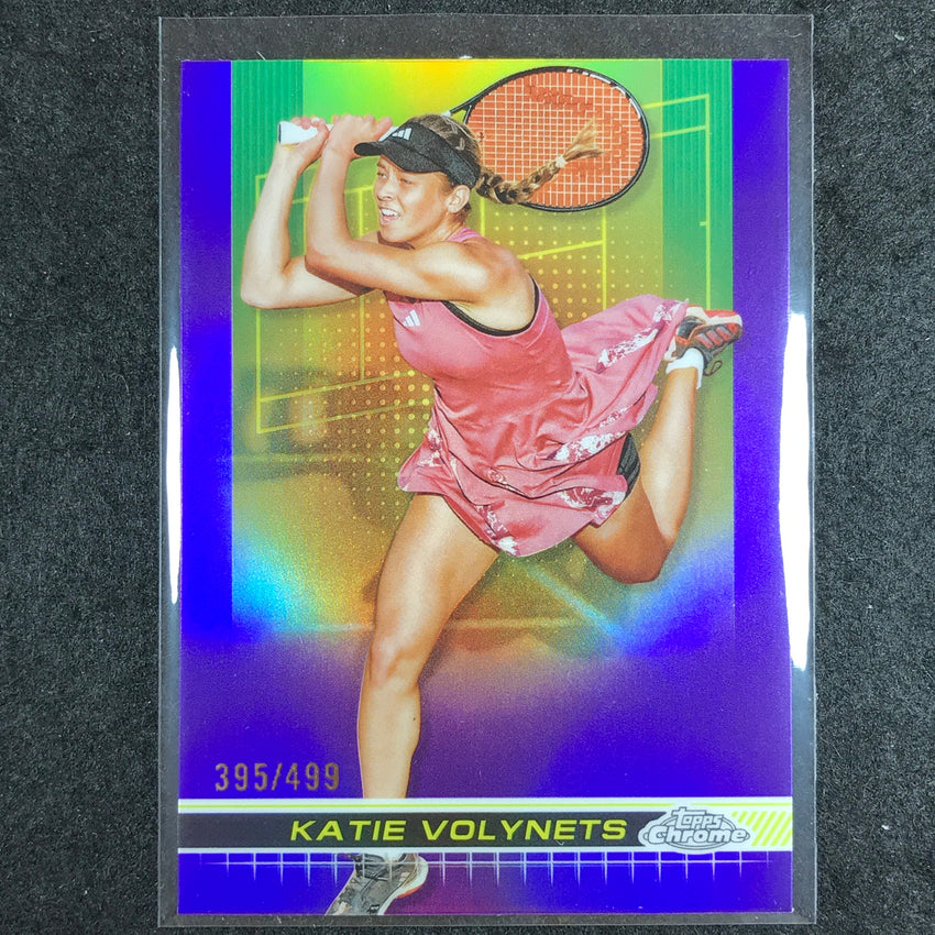 2024 Topps Chrome Tennis KATIE VOLYNETS Base Purple /499 #60