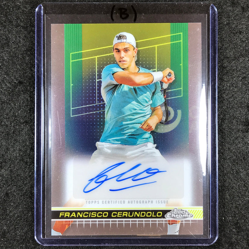 2024 Topps Chrome Tennis FRANCISCO CERUNDOLO Base Auto #FCO (B)