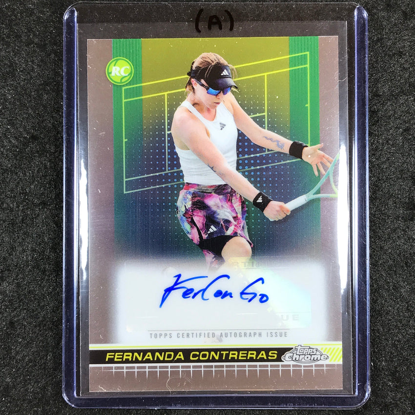 2024 Topps Chrome Tennis FERNANDA CONTRERAS Base Rookie Auto #FCS (A)