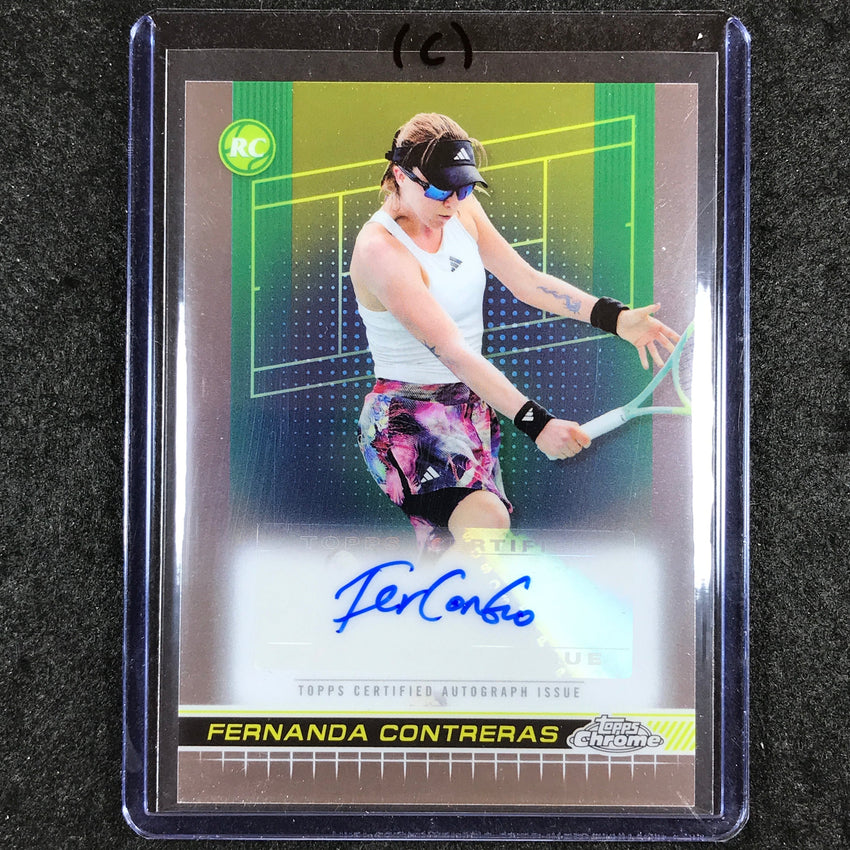 2024 Topps Chrome Tennis FERNANDA CONTRERAS Base Rookie Auto #FCS (C)