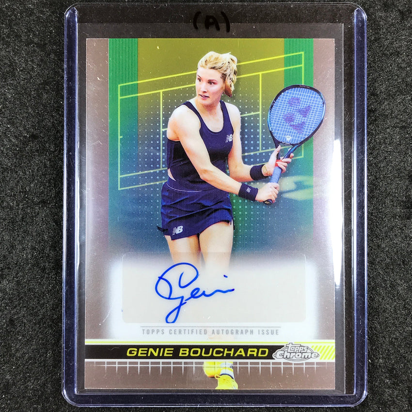 2024 Topps Chrome Tennis GENIE BOUCHARD Base Auto #GBD (A)