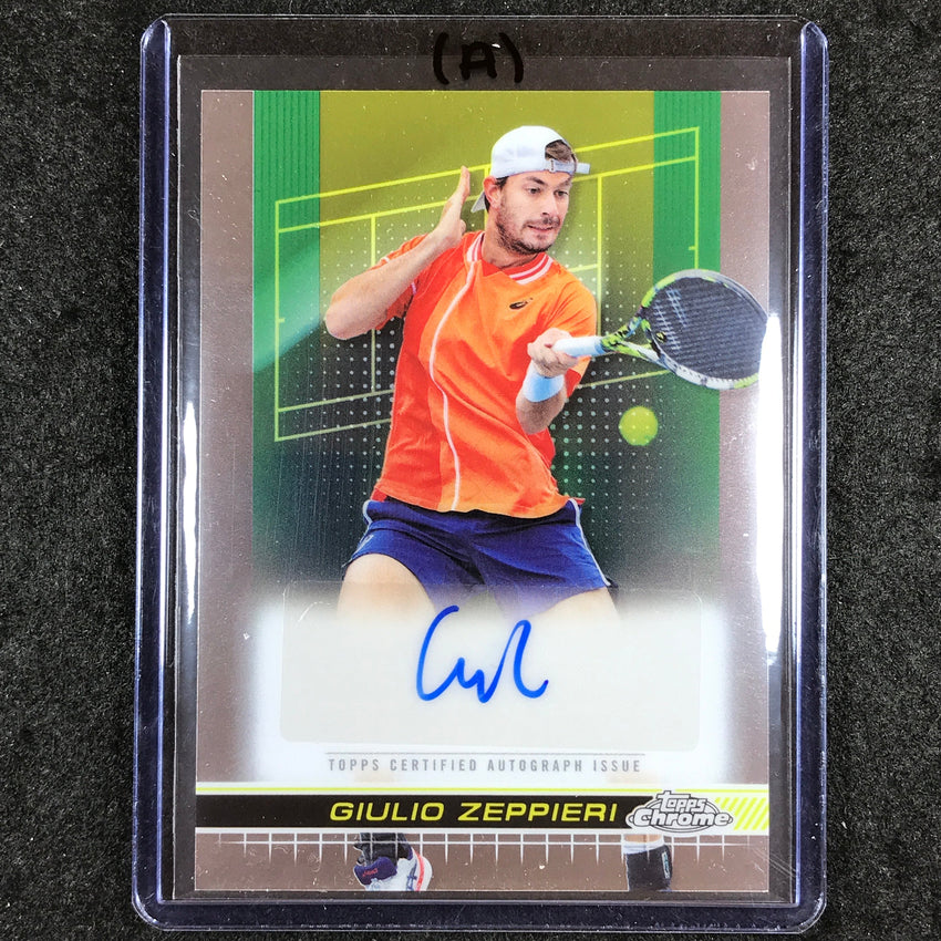 2024 Topps Chrome Tennis GIULIO ZEPPIERI Base Auto #GZI (A)