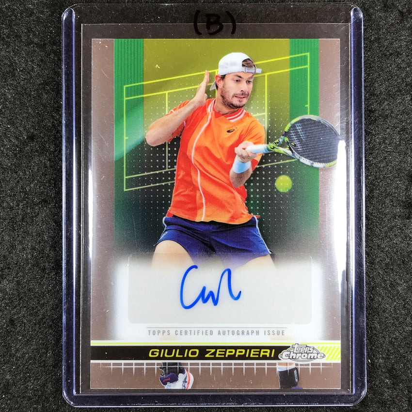 2024 Topps Chrome Tennis GIULIO ZEPPIERI Base Auto #GZI (B)