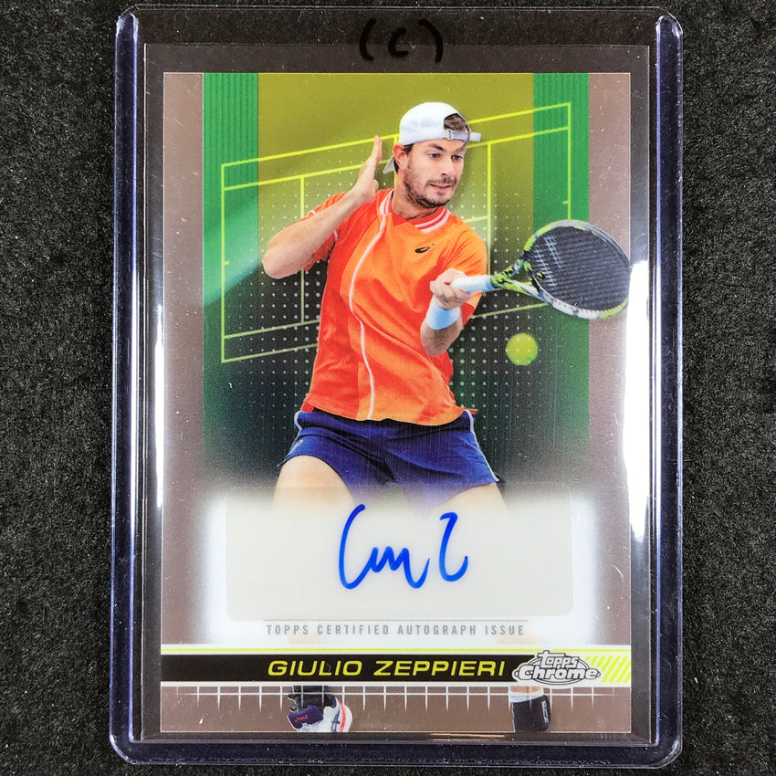 2024 Topps Chrome Tennis GIULIO ZEPPIERI Base Auto #GZI (C)