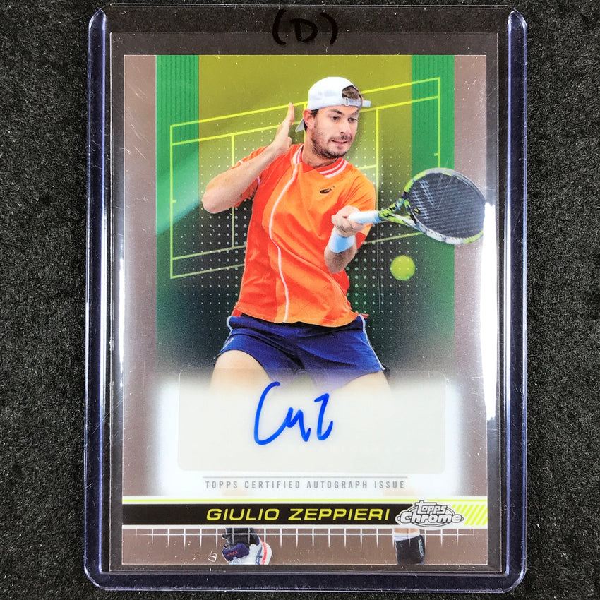 2024 Topps Chrome Tennis GIULIO ZEPPIERI Base Auto #GZI (D)