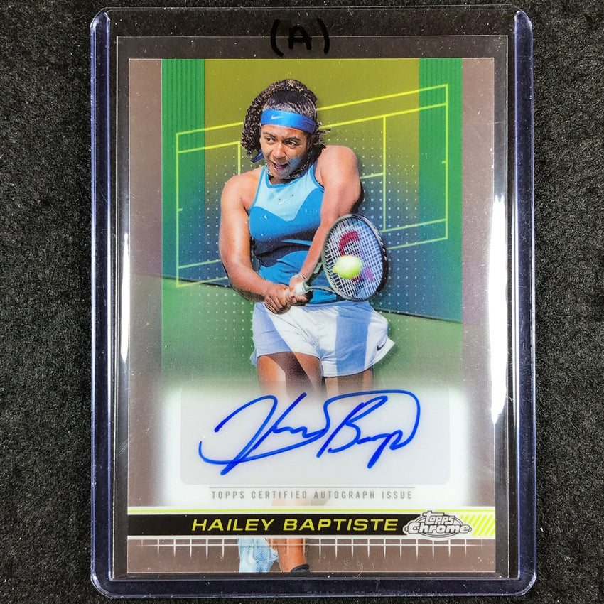 2024 Topps Chrome Tennis HAILEY BAPTISTE Base Auto #HBE (A)