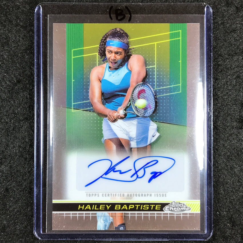 2024 Topps Chrome Tennis HAILEY BAPTISTE Base Auto #HBE (B)