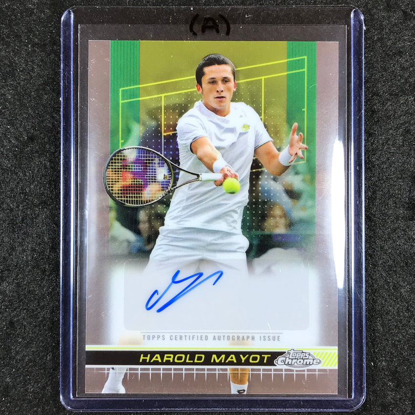 2024 Topps Chrome Tennis HAROLD MAYOT Base Auto #HMT (A)