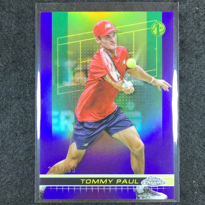 2024 Topps Chrome Tennis TOMMY PAUL Base Purple /499 #69