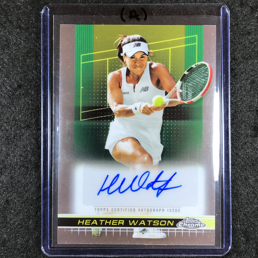 2024 Topps Chrome Tennis HEATHER WATSON Base Auto #HWT (A)