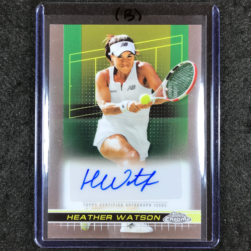 2024 Topps Chrome Tennis HEATHER WATSON Base Auto #HWT (B)