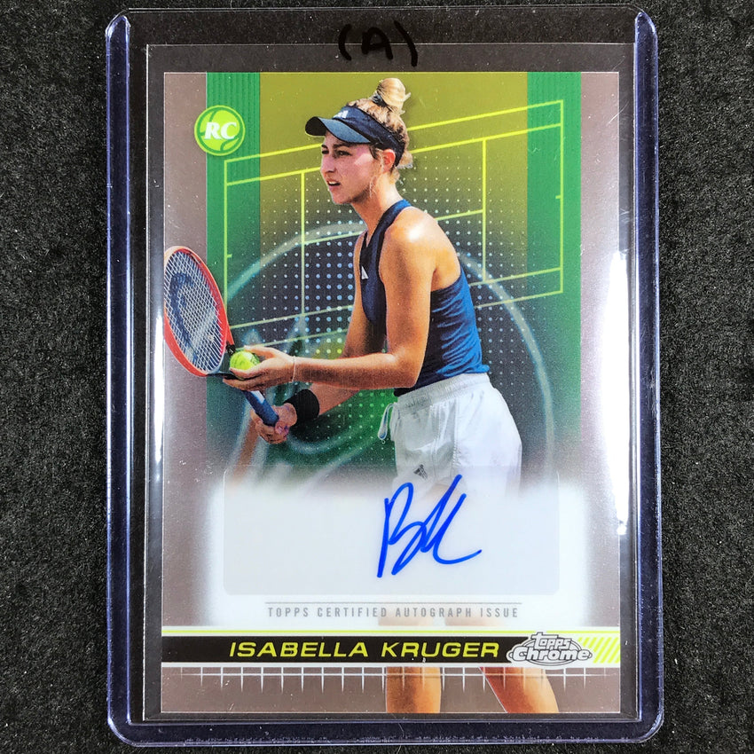 2024 Topps Chrome Tennis ISABELLA KRUGER Base Rookie Auto #IKR (A)