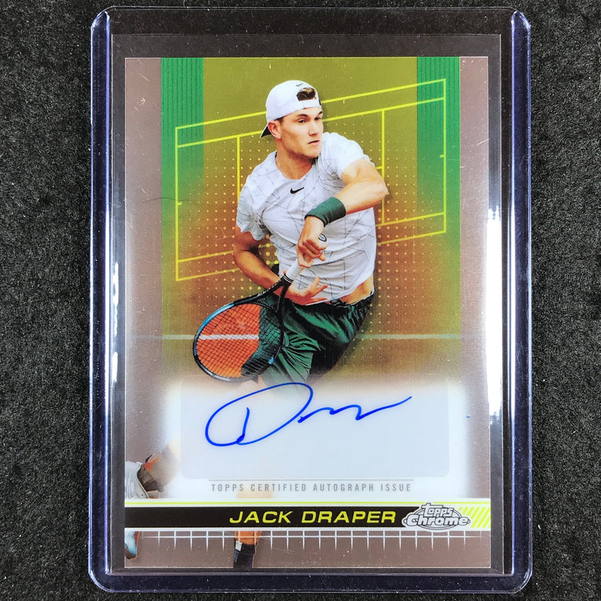 2024 Topps Chrome Tennis JACK DRAPER Base Auto #JDR