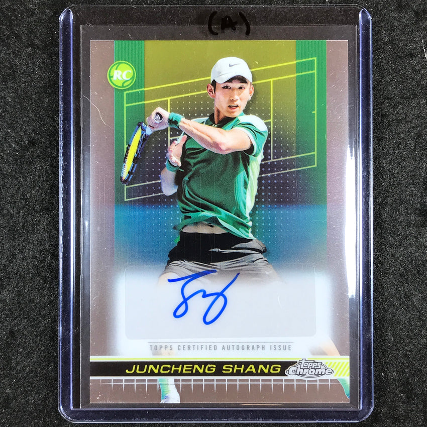 2024 Topps Chrome Tennis JUNCHENG SHANG Base Rookie Auto #JSG (A)