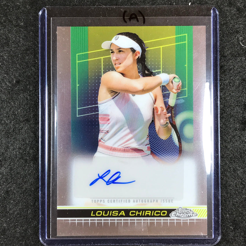 2024 Topps Chrome Tennis LOUISA CHIRICO Base Auto #LCO (A)