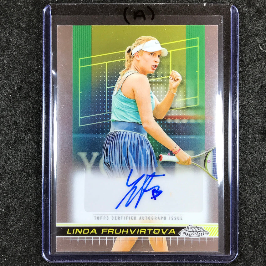 2024 Topps Chrome Tennis LINDA FRUHVIRTOVA Base Auto #LFA (A)