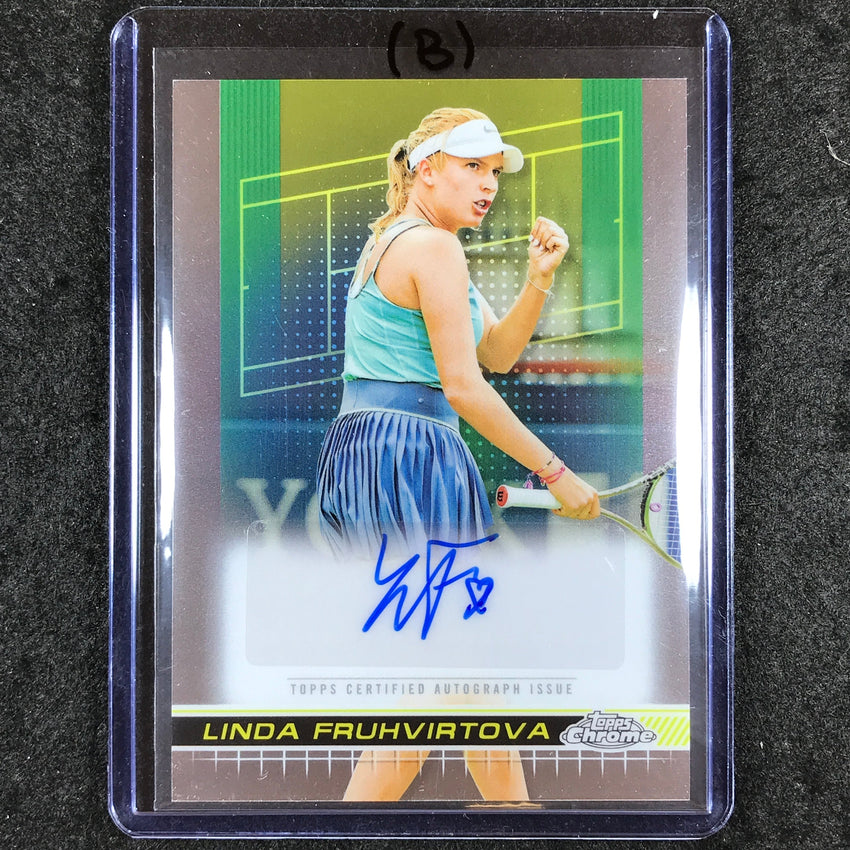 2024 Topps Chrome Tennis LINDA FRUHVIRTOVA Base Auto #LFA (B)