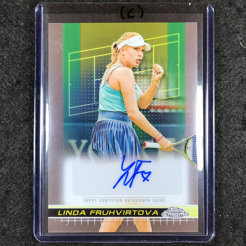 2024 Topps Chrome Tennis LINDA FRUHVIRTOVA Base Auto #LFA (C)