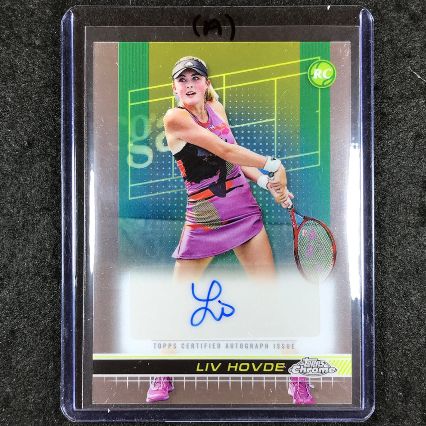 2024 Topps Chrome Tennis LIV HOVDE Base Rookie Auto #LHE (A)