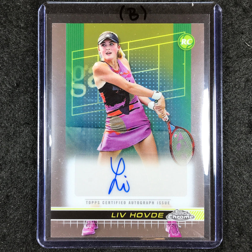 2024 Topps Chrome Tennis LIV HOVDE Base Rookie Auto #LHE (B)