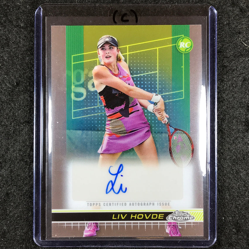 2024 Topps Chrome Tennis LIV HOVDE Base Rookie Auto #LHE (C)
