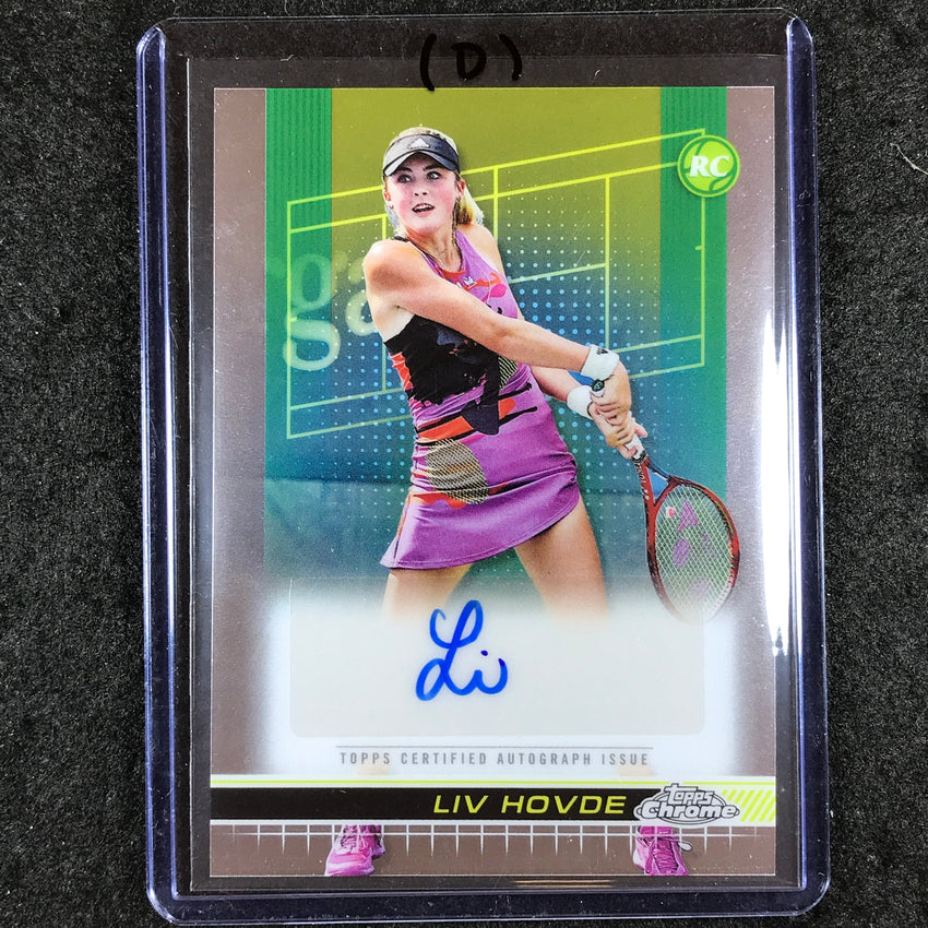 2024 Topps Chrome Tennis LIV HOVDE Base Rookie Auto #LHE (D)