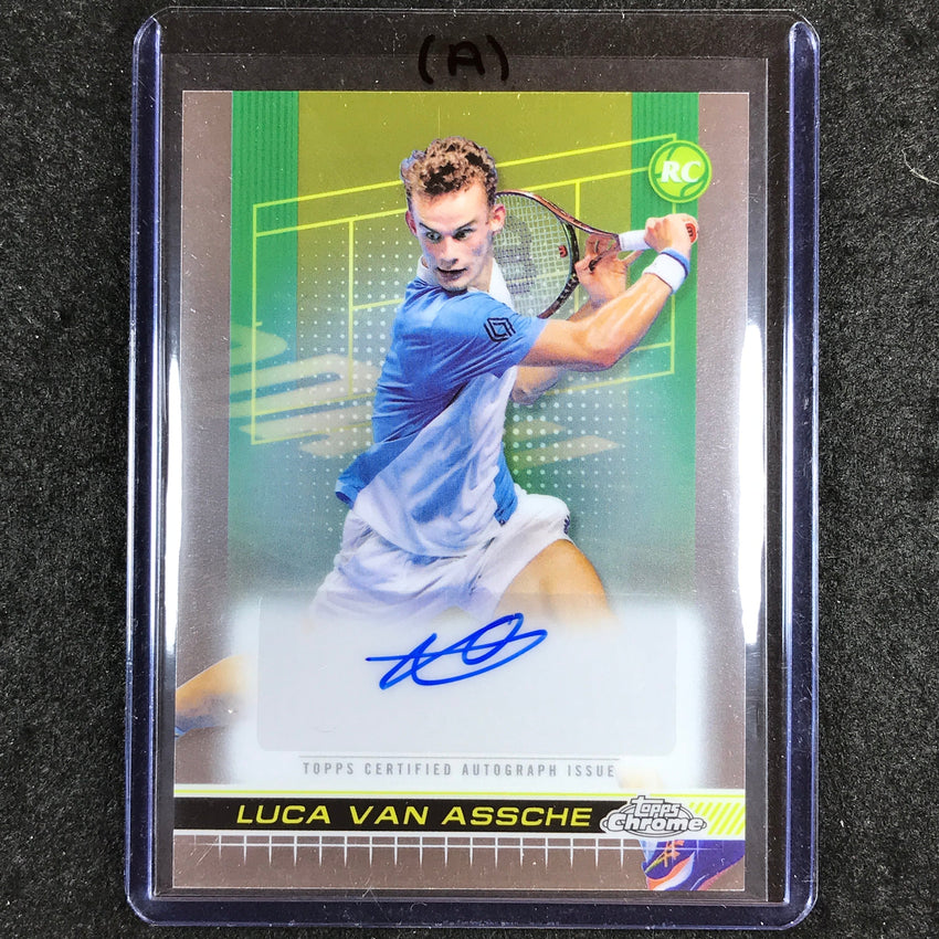 2024 Topps Chrome Tennis LUCA VAN ASSCHE Base Auto #LVA (A)