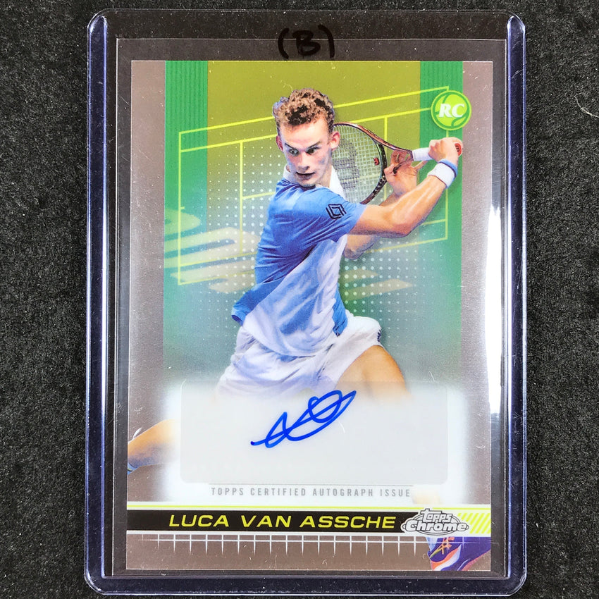 2024 Topps Chrome Tennis LUCA VAN ASSCHE Base Auto #LVA (B)