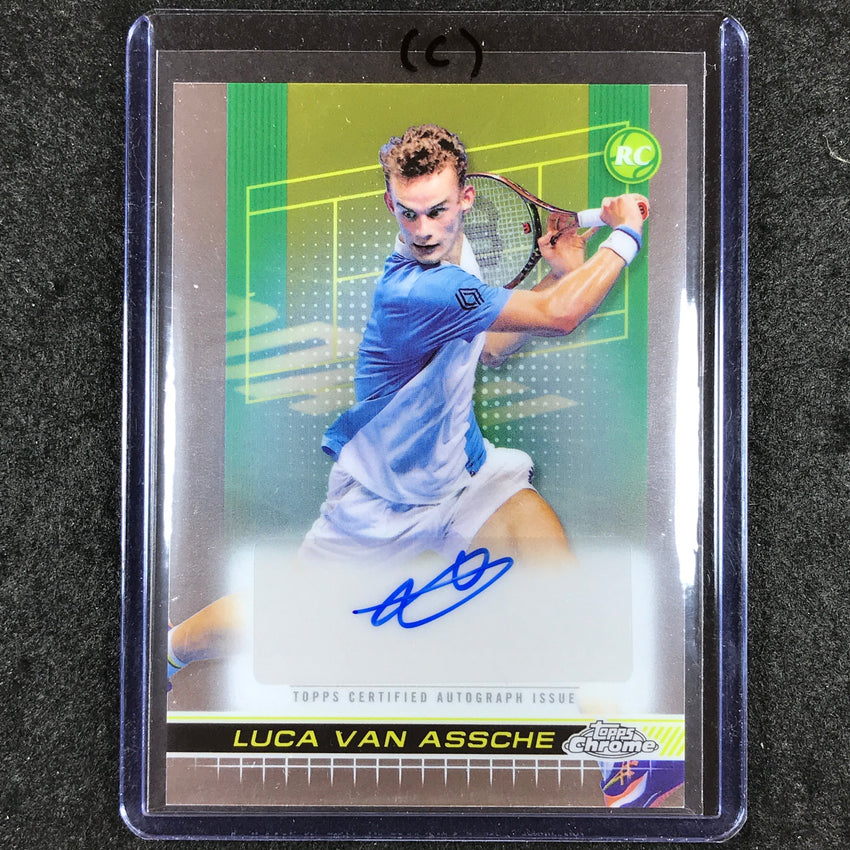 2024 Topps Chrome Tennis LUCA VAN ASSCHE Base Auto #LVA (C)