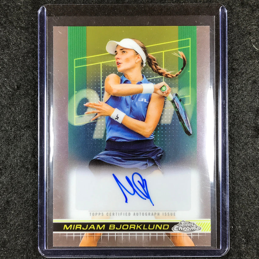 2024 Topps Chrome Tennis MIRJAM BJORKLUND Base Auto #MBD