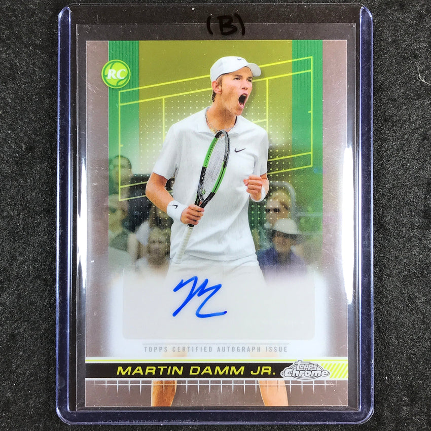 2024 Topps Chrome Tennis MARTIN DAMM JR. Base Rookie Auto #MDJ (B)