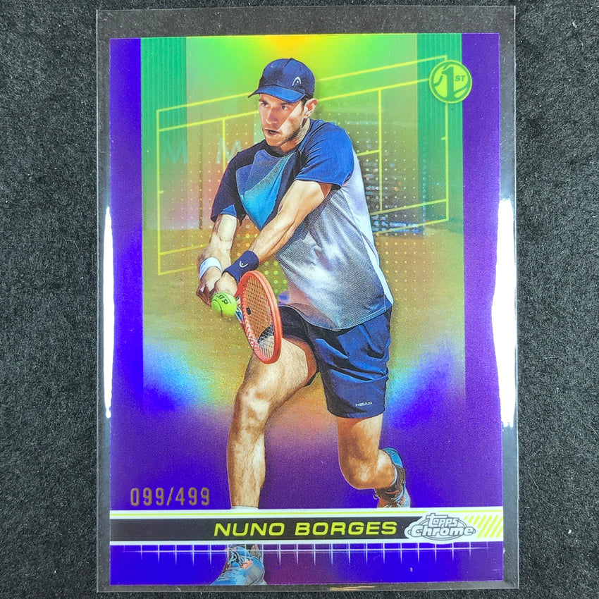 2024 Topps Chrome Tennis NUNO BORGES Base Purple /499 #80