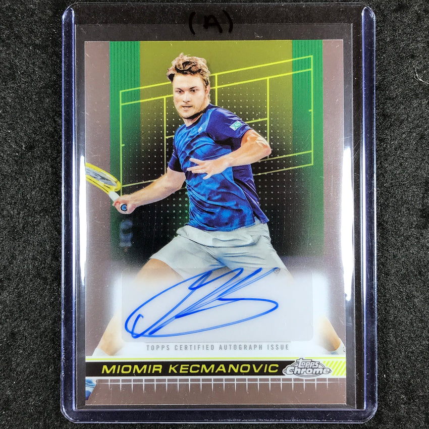 2024 Topps Chrome Tennis MIOMIR KECMANOVIC Base Auto #MKC (A)