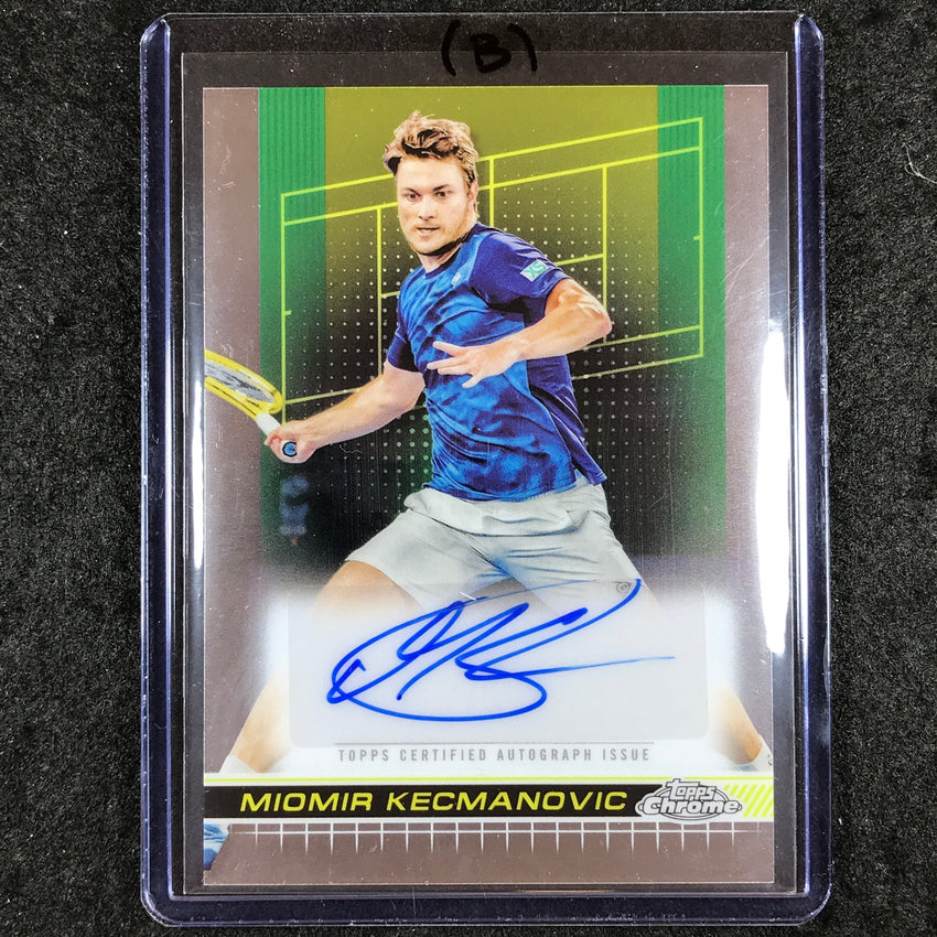 2024 Topps Chrome Tennis MIOMIR KECMANOVIC Base Auto #MKC (B)