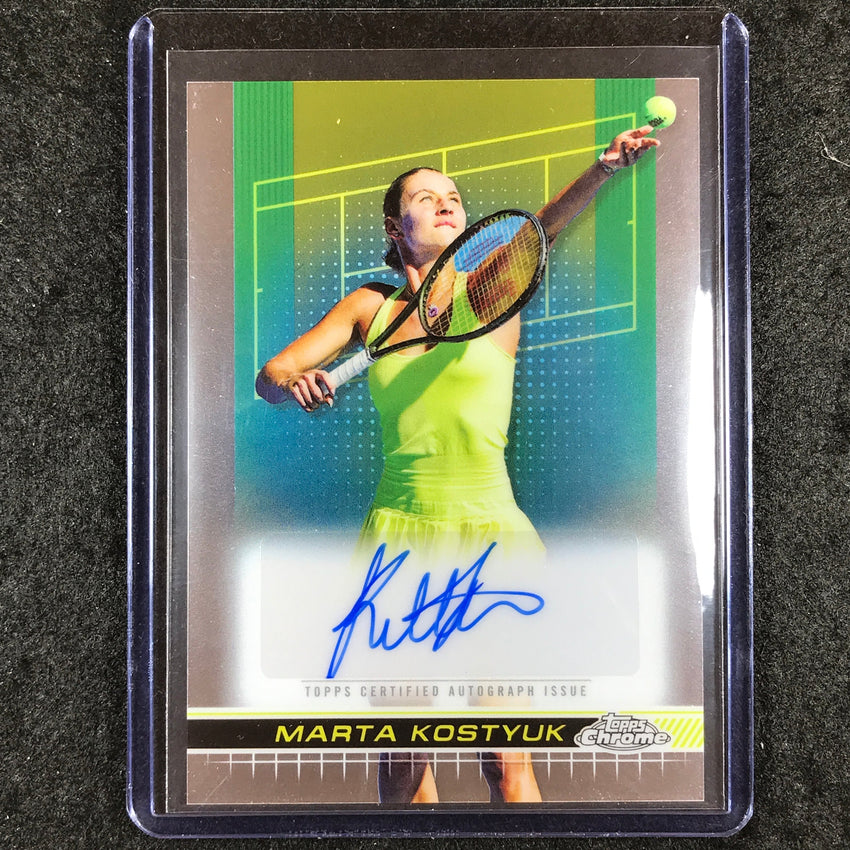 2024 Topps Chrome Tennis MARTA KOSTYUK Base Auto #MKK
