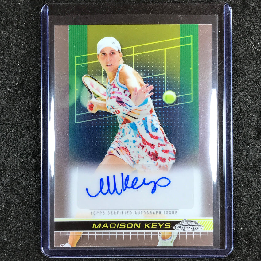 2024 Topps Chrome Tennis MADISON KEYS Base Auto #MKS