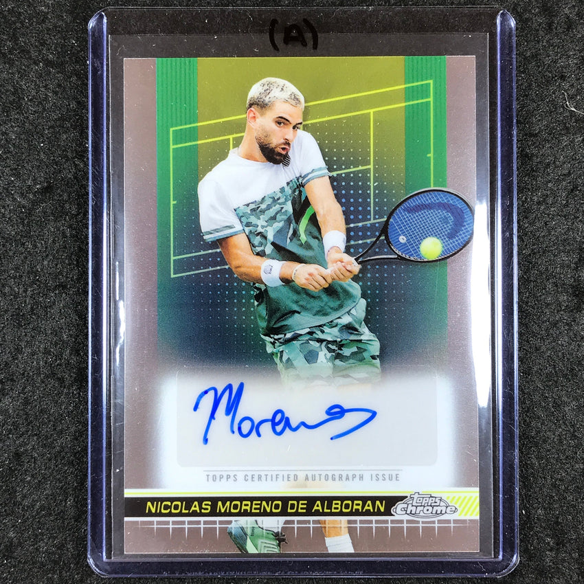 2024 Topps Chrome Tennis NICOLAS MORENO DE ALBORAN Base Auto #NDA (A)
