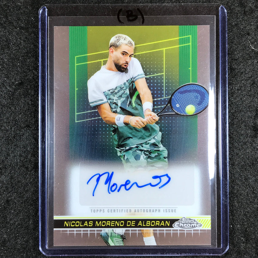 2024 Topps Chrome Tennis NICOLAS MORENO DE ALBORAN Base Auto #NDA (B)