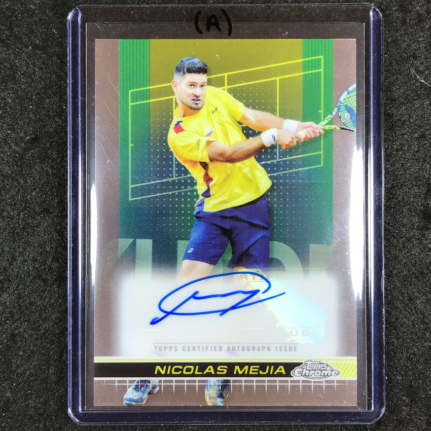 2024 Topps Chrome Tennis NICOLAS MEJIA Base Auto #NMA (A)