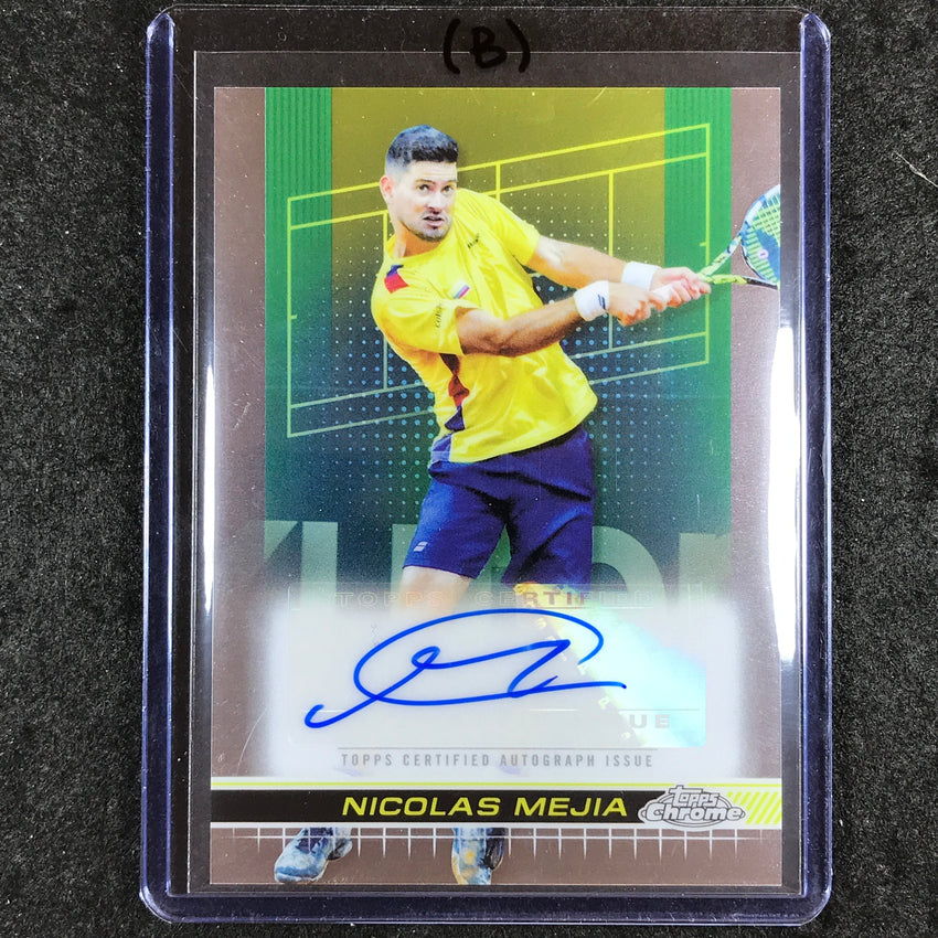2024 Topps Chrome Tennis NICOLAS MEJIA Base Auto #NMA (B)