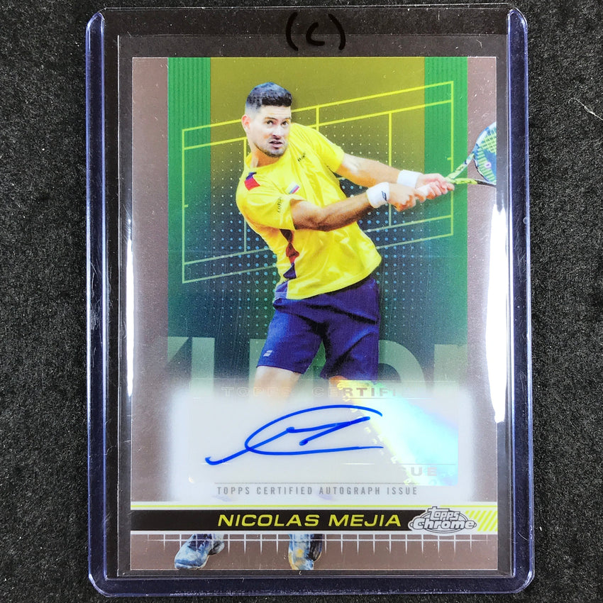 2024 Topps Chrome Tennis NICOLAS MEJIA Base Auto #NMA (C)