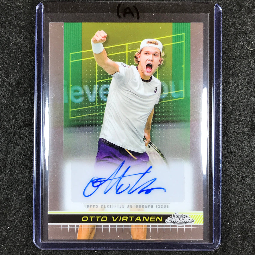 2024 Topps Chrome Tennis OTTO VIRTANEN Base Auto #OVN (A)
