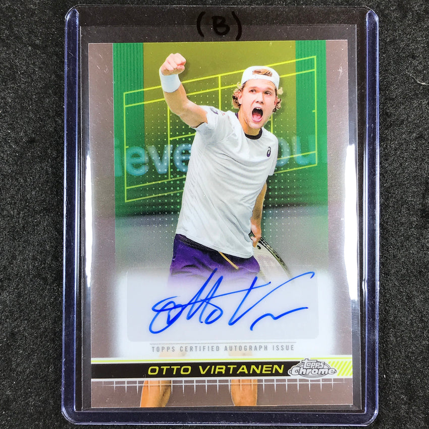 2024 Topps Chrome Tennis OTTO VIRTANEN Base Auto #OVN (B)